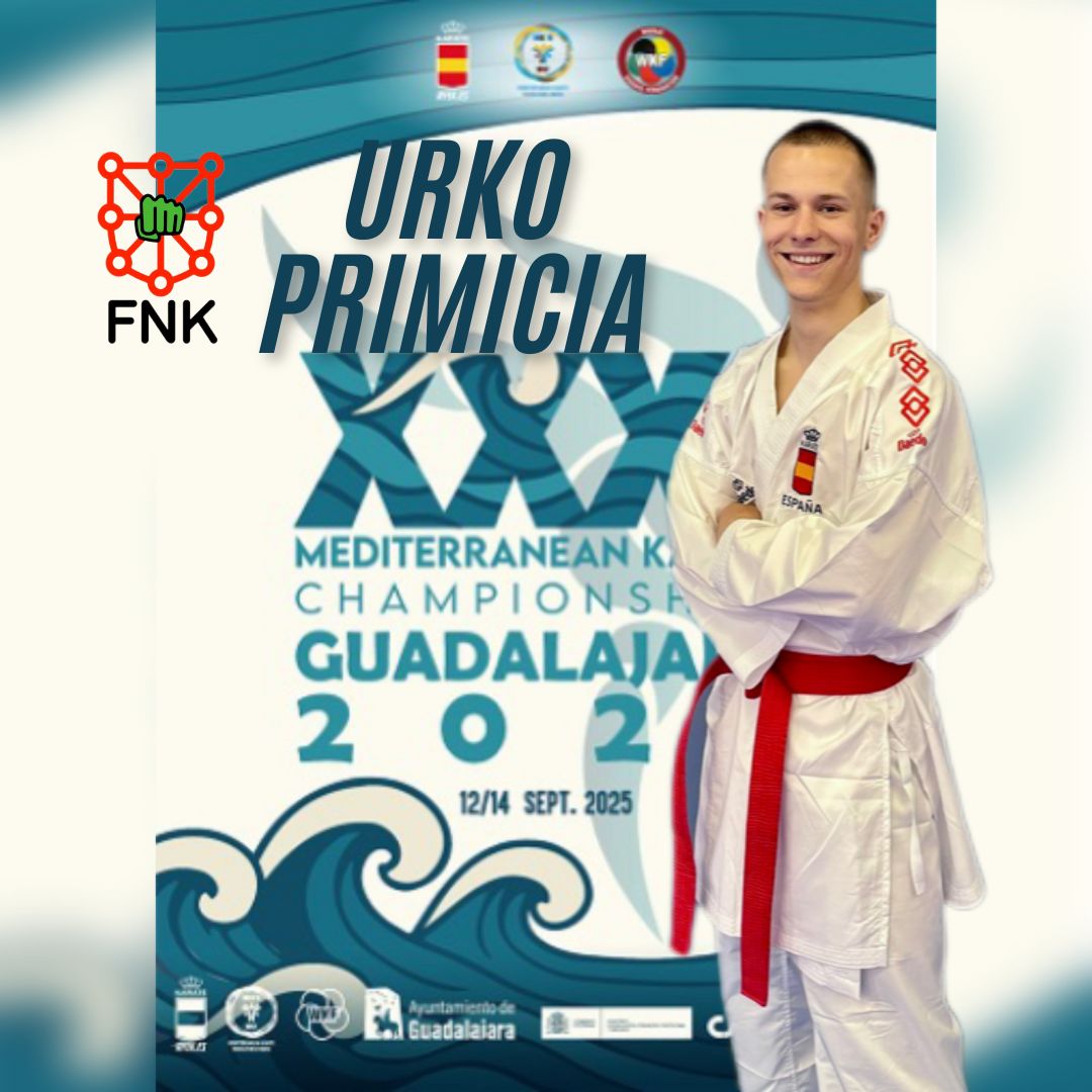 Urko Primicia, convocado para el Campeonato del Mediterr&aacute;neo de K&aacute;rate